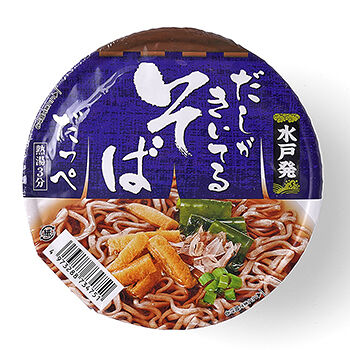 Лапша быстрого приготовления Men Sunaoshi Соба в рыбном бульоне Даси 80 г, Япония