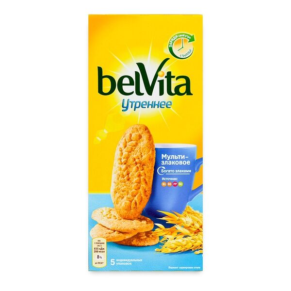 Печенье мультизлаковое BelVita Утреннее