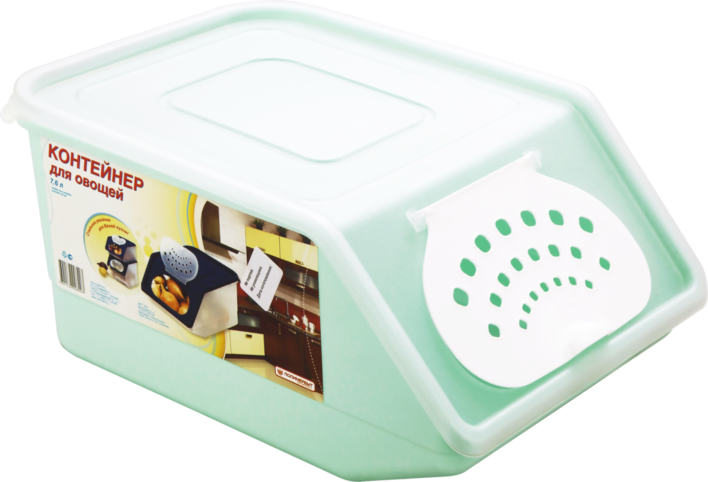 

Контейнер Полимербыт для овощей 7.6 л цвет в ассортименте