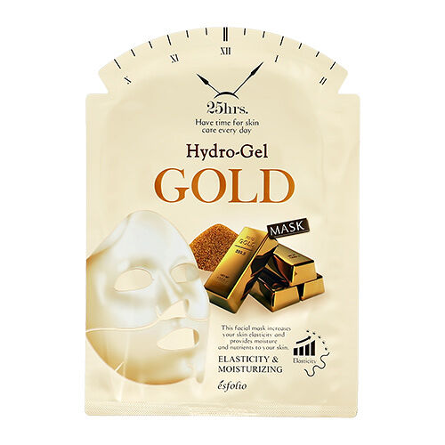 Маска для лица Esfolio 25hrs. гидрогелевая с коллоидным золотом для упругости кожи 28 г