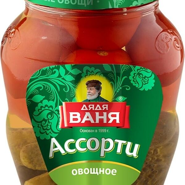 Ассорти Дядя Ваня Огурцы и томаты