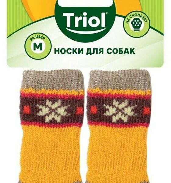 Носки для собак TRIOL Снежинка, размер M