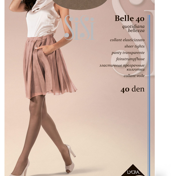Колготки женские SiSi Belle цвет: miele телесный размер 4, 40 den