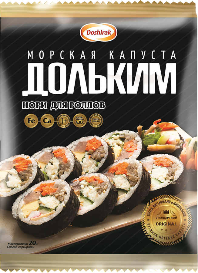 

Морская капуста для суши DOSHIRAK Доль Ким