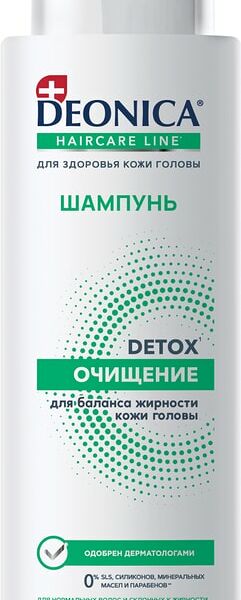 Шампунь для волос Deonica Detox очищение 380мл
