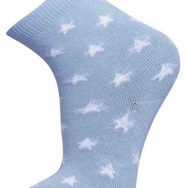 Носки детские АШАН Красная птица голубые со звездами, р.12/14