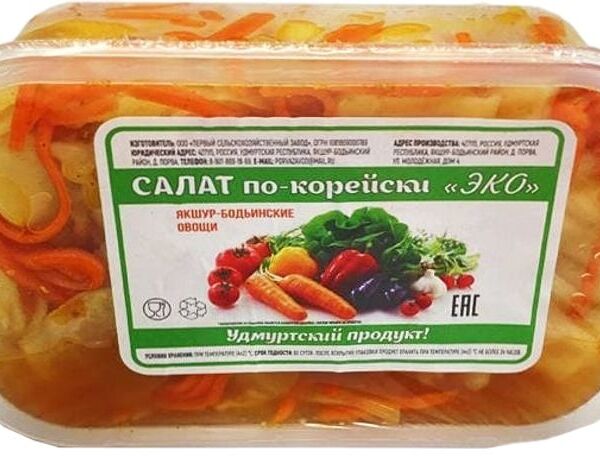 Салат Эко по-корейски