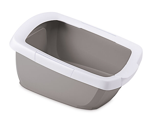 Туалет-лоток для кошек Imac Funny с высокими бортами Бежевый