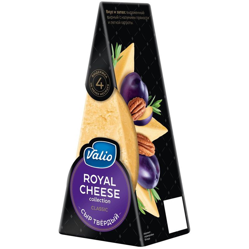 

Сыр твёрдый Valio Royal Cheese Collection Classic 40%, 200 г
