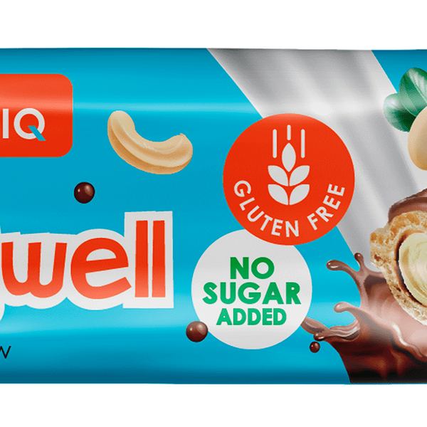 Батончик вафельный SNAQ FABRIQ с молочно-ореховой пастой, глазированный, 20г