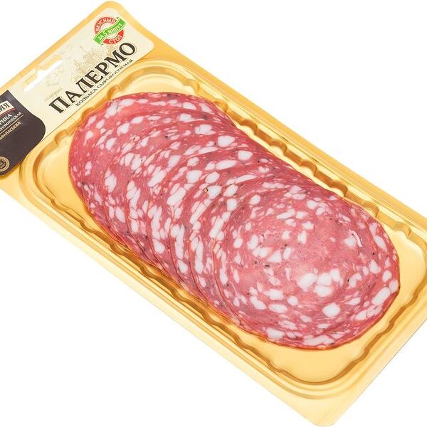 Колбаса Егорьевская Палермо сырокопченая нарезка 100г
