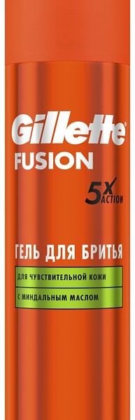 Гель для бритья Gillette Fusion 5 для чувствительной кожи 200мл