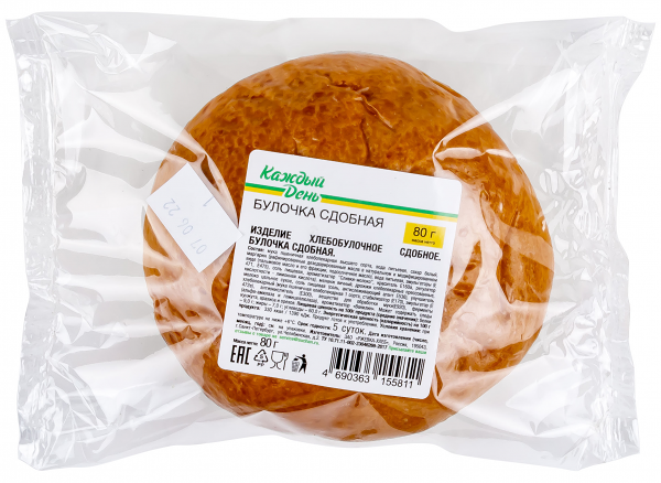 Булочка Каждый день сдобная