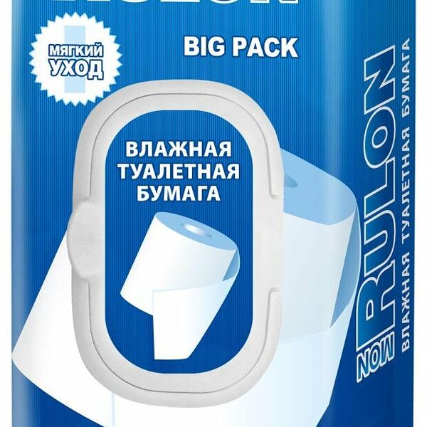 Влажная туалетная бумага Mon Rulon 120 шт