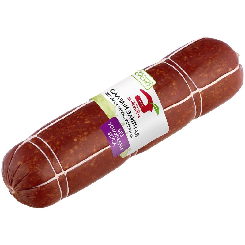 

Салями Элитная варёно-копчёное Мясной дом Бородина вес