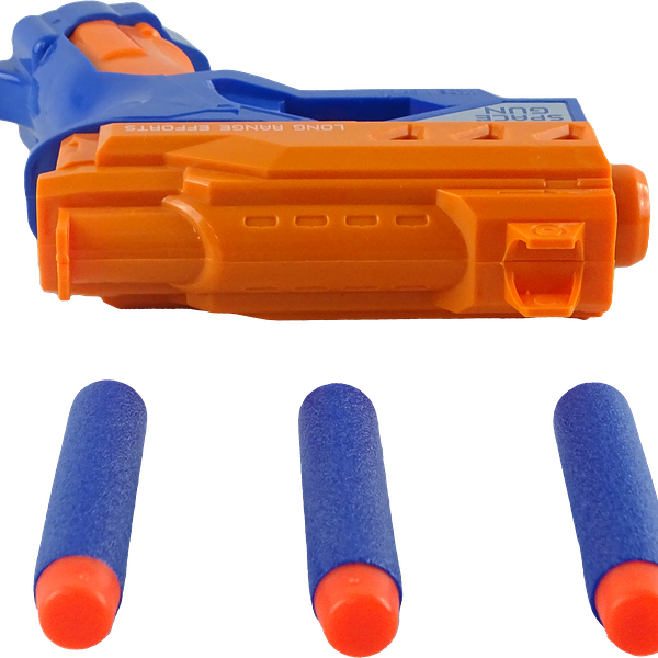 Пистолет с мягкими пулями Yb213620 15см