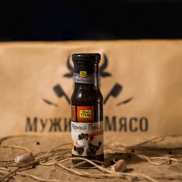 Соус черный перец real thai