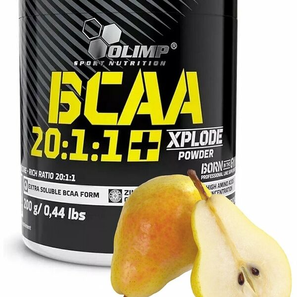 Olimp BCAA 20:1:1 Xplode Powder - 200 грамм - груша