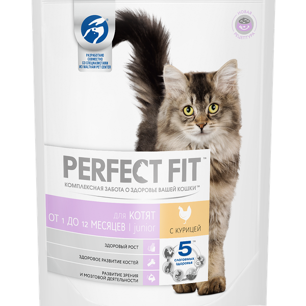 Корм сухой Perfect Fit Dry для котят от 2 до 12 месяцев с курицей