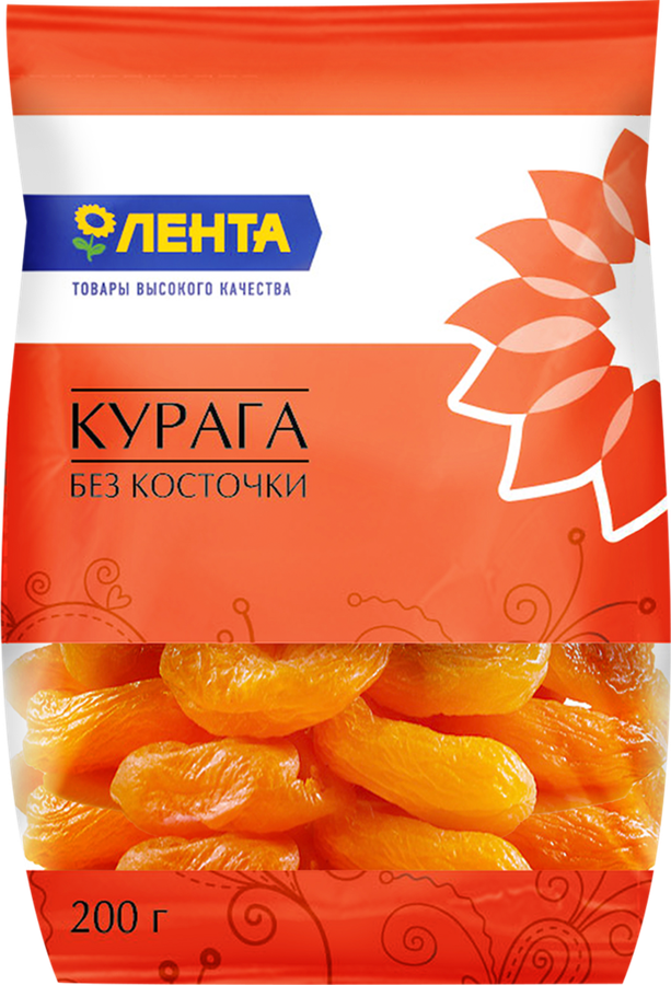 

Курага Лента без косточки, 200г