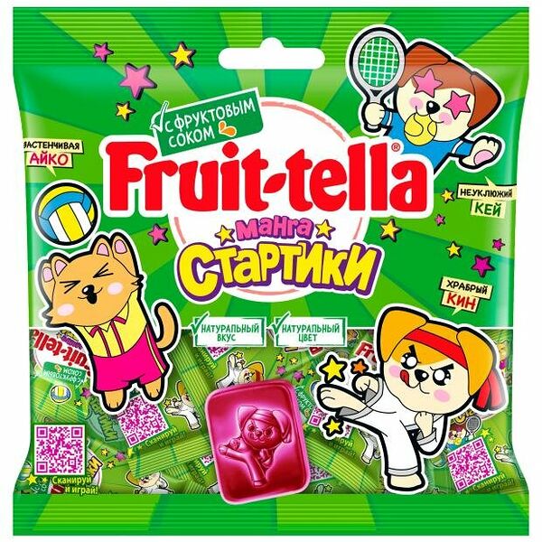 Жевательный мармелад Fruit-tella Манга Стартики