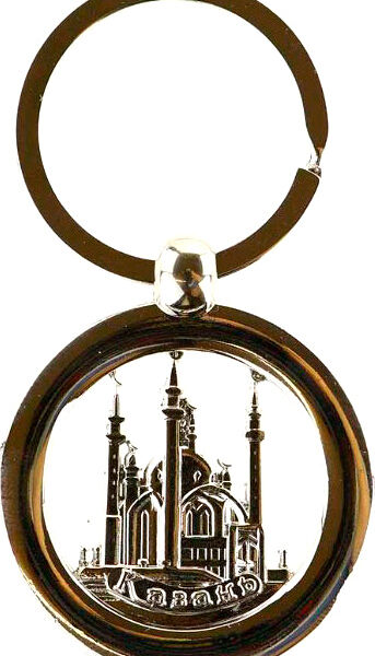 Брелок МакПейпер металл серебро артикул 01-685