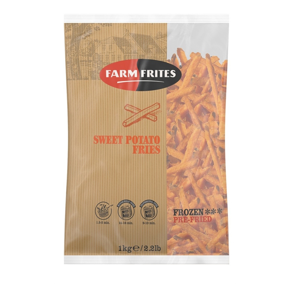 

Картофель фри Farm Frites сладкий Батат 1кг Великобритания