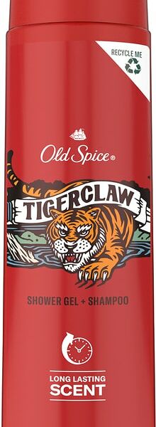 Гель для душа и шампунь Old Spice Tiger Claw 400мл
