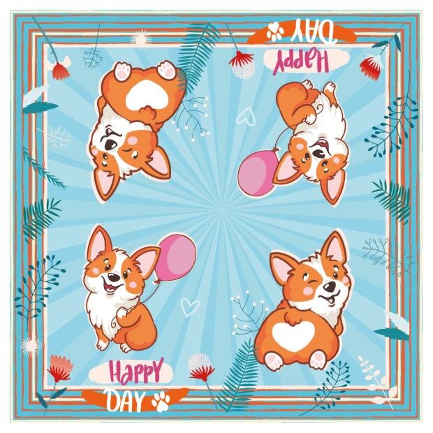 

Салфетки бумажные ND Play Корги 33 см 20 шт