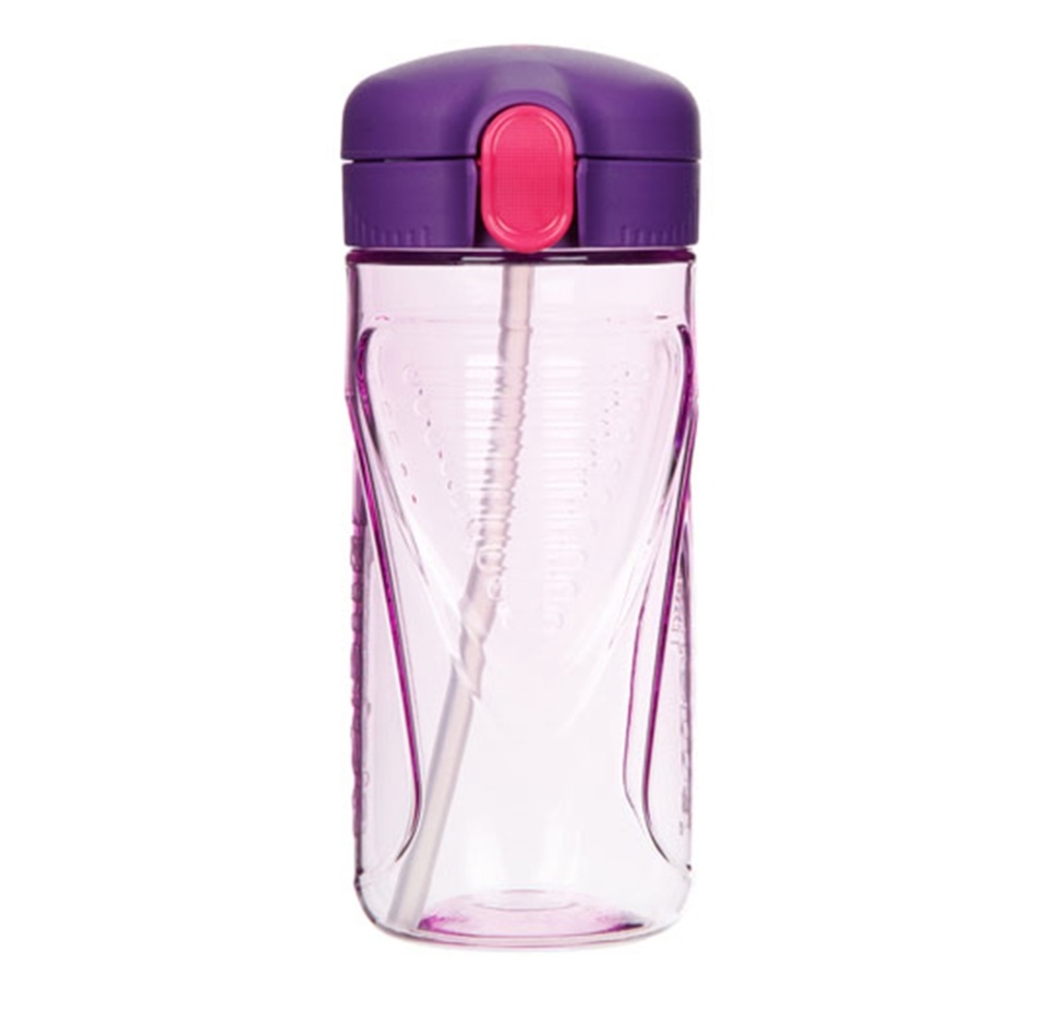 

Бутылка для воды Sistema с трубочкой тритан