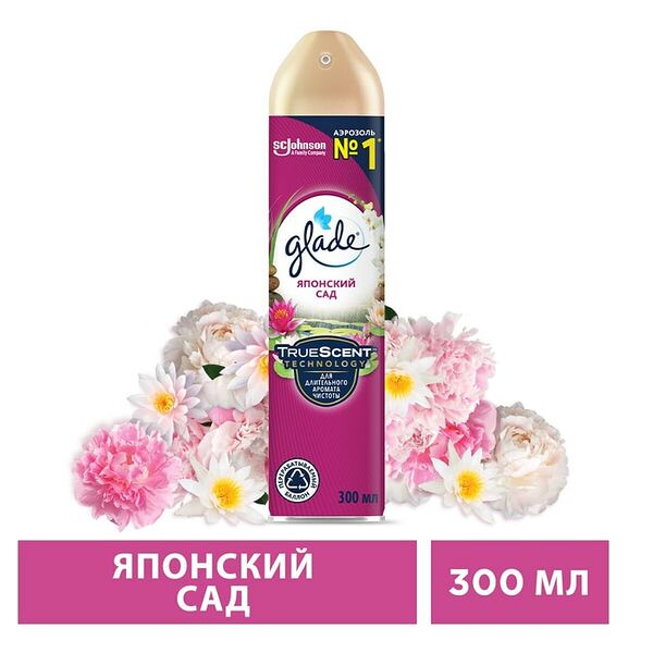 Освежитель воздуха Glade Японский Сад 300мл