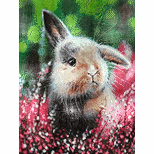 Cr 340099 Алмазная мозаика 'Зайка', 30*40 см, Cristyle