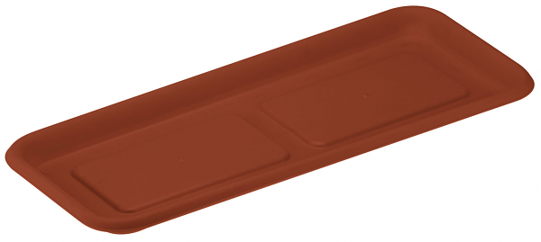 Поддон для балконного ящика терракотовый, 40 см