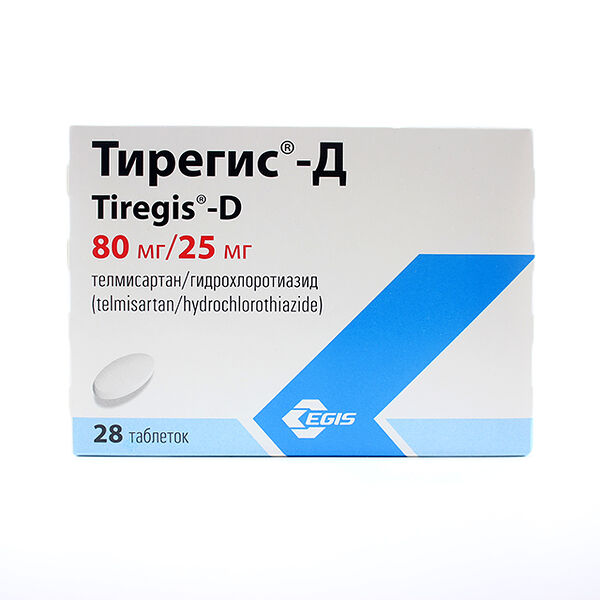 Tiregis D DHT 80мг / 25мг N28