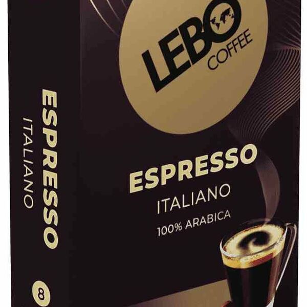Кофе в капсулах Lebo Espresso Italiano, 10×5,5 г