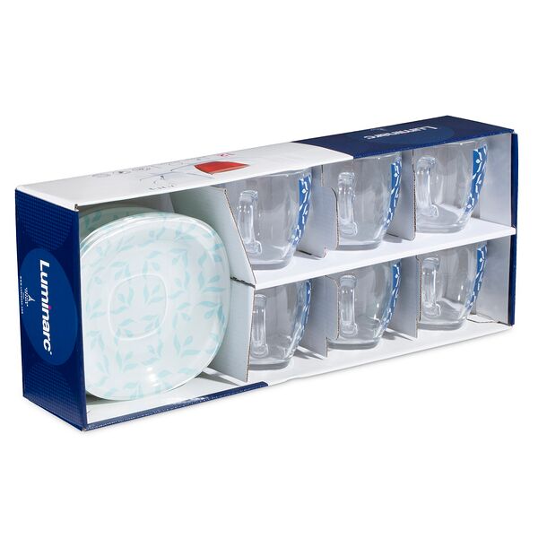 Набор чайный Luminarc Pamina,12 пр, 220 мл, стекло