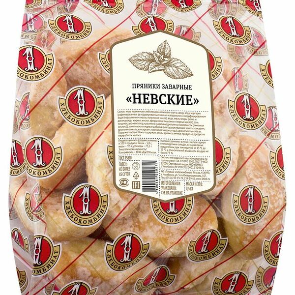 Пряники Первый Хлебокомбинат Невские, 500г