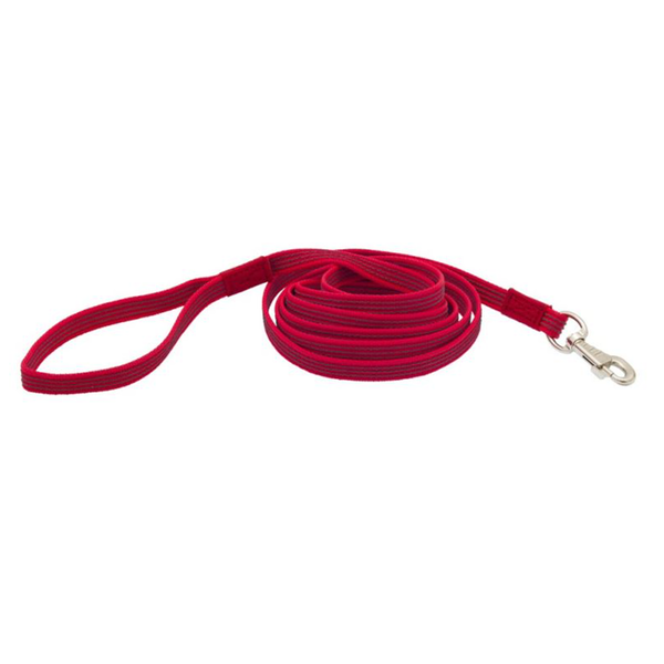 Поводок Каскад нейлон с латексной нитью двухсторонний 20 мм х 2 м., красный