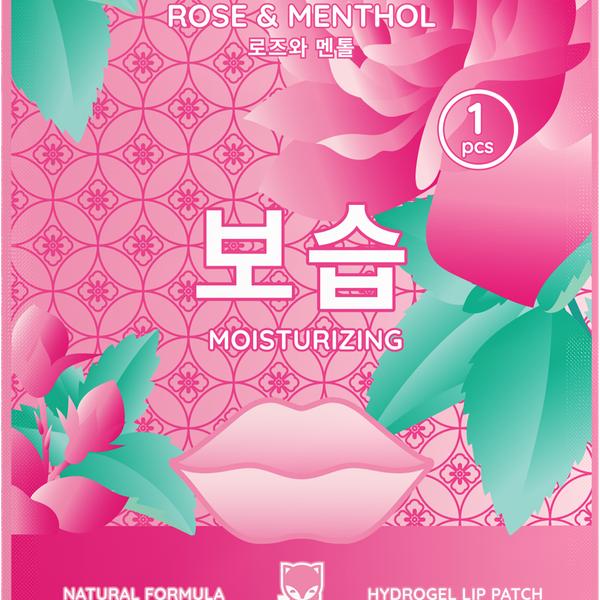 Патчи для губ Kumiho Экстракт розы и ментол 3 г