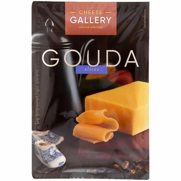 Сыр Гауда Cheese Gallery 45%, нарезка