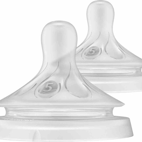 Соска Philips Avent Natural Response SCY965/02 силиконовая с быстрым потоком 6 мес+, 2 шт