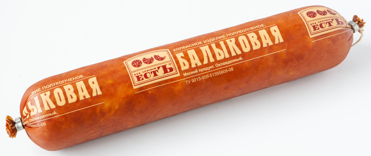 

Колбаса Естъ Балыковая полукопченая вес
