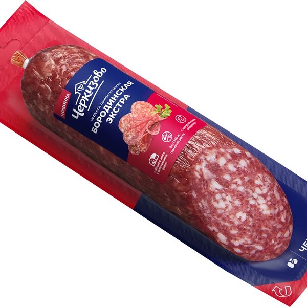 Колбаса сырокопченая Черкизово Бородинская экстра