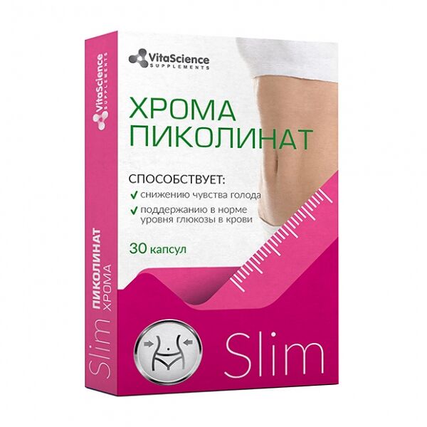 VitaScience Пиколинат хрома капсулы 30 шт