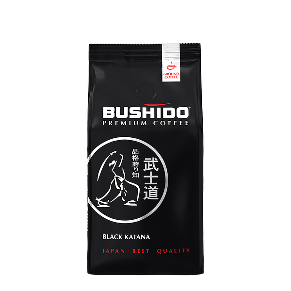 Кофе зерновой Black Beans Pack м/уп ТМ Bushido (Бушидо)