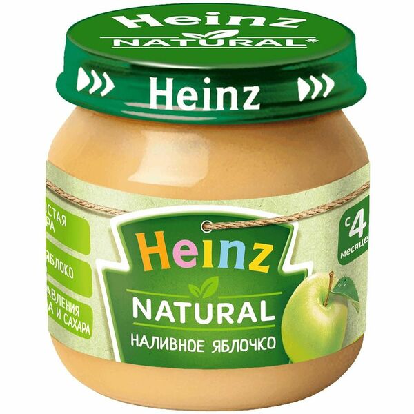 Пюре Heinz наливное яблочко с 4месяцев, 80г