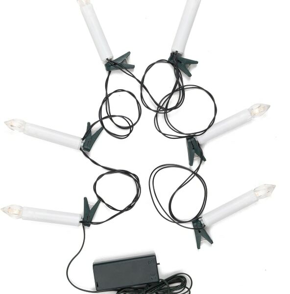 Электрогирлянда новогодняя Magic Time Волшебство Теплое свечение светодиодная 6 ламп 1.5м