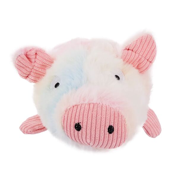 Игрушка для собак Поросенок плюшевый 13х10 см