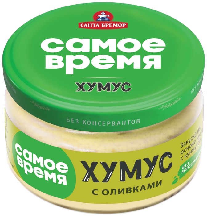 

Хумус Самое время с оливками 200 г