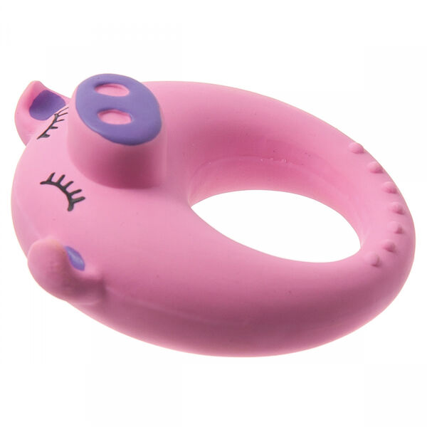 Игрушка для собак ZooOne Кольцо-свинка, латекс 11 см